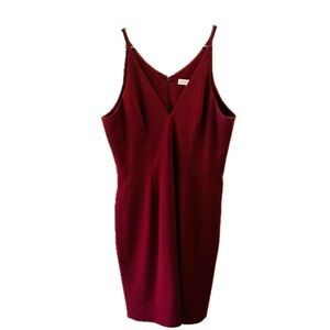 Dress The Population Burgundy Dress XXL cocktail party